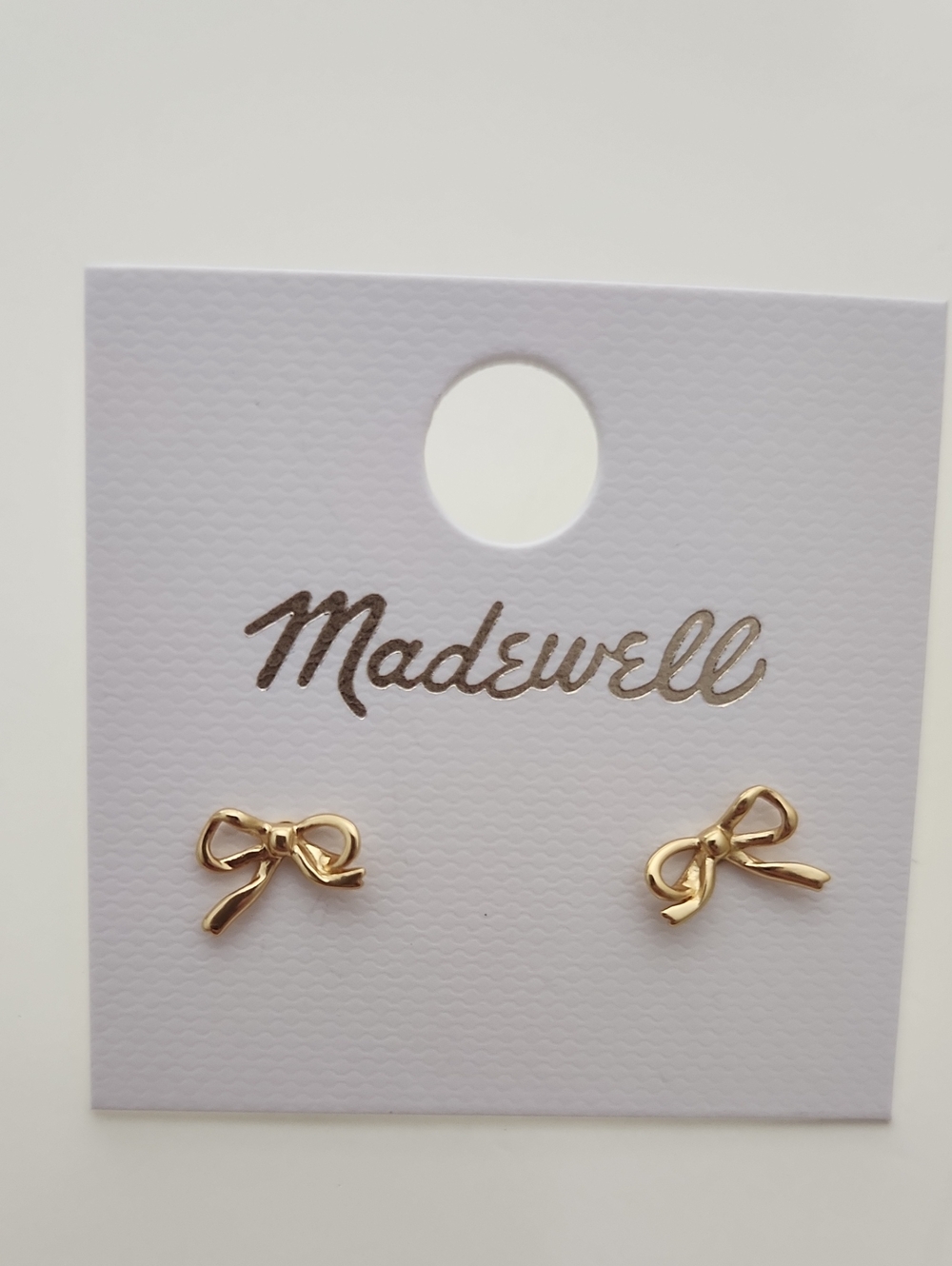 Madewell mini bow stud earring New